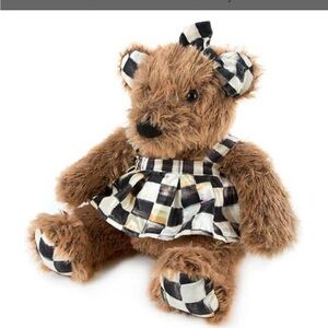 🤎🖤MacKenzie-Childs Kenzie the Bear MINT CONDITION🖤🤎